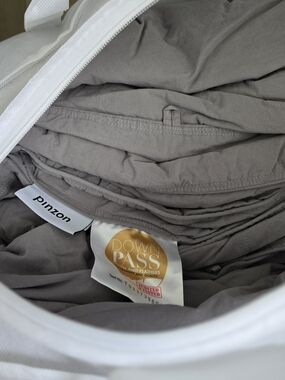 Pinzon Down Comforter-King (Gray)